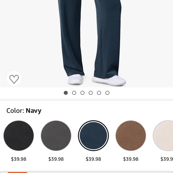 Ododos soft wide leg yoga capris - Picture 4 of 4